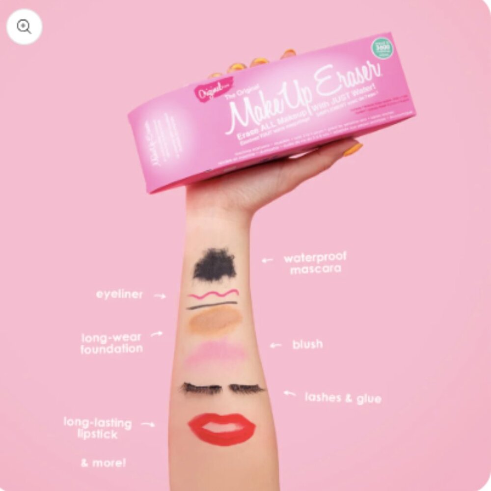 💖✨ The Original Makeup Eraser – Pink Edition | Eco-Chic Skincare Essential ✨💖 - Picture 8 of 16